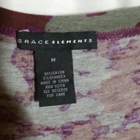 Multi use tunic top three quarter sleeves. - Picture 3 of 3